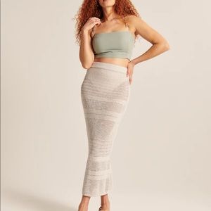 MIDi knit bathing suit coverup Abercrombie size small